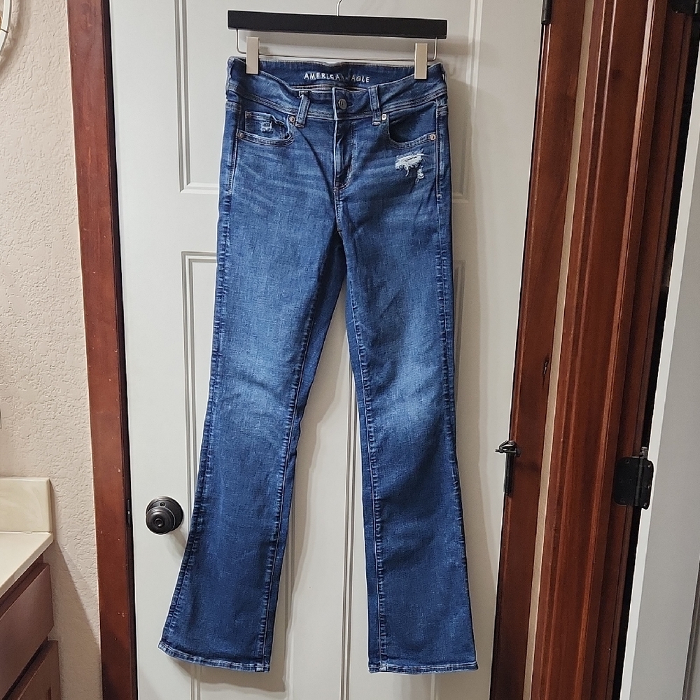 American Eagle Outfitters Women's Blue Bootcut Jeans